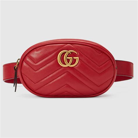 gucci gg marmont matelassé leather belt bag replica|gucci marmont mini street style.